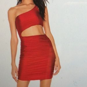 By the way red dress